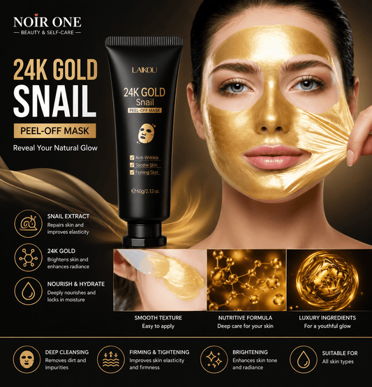 24K Gold Snail Peel - Off Face Mask – Deep Cleansing - 2pcs 50g24K Gold Snail Peel - Off Face Mask – Deep Cleansing