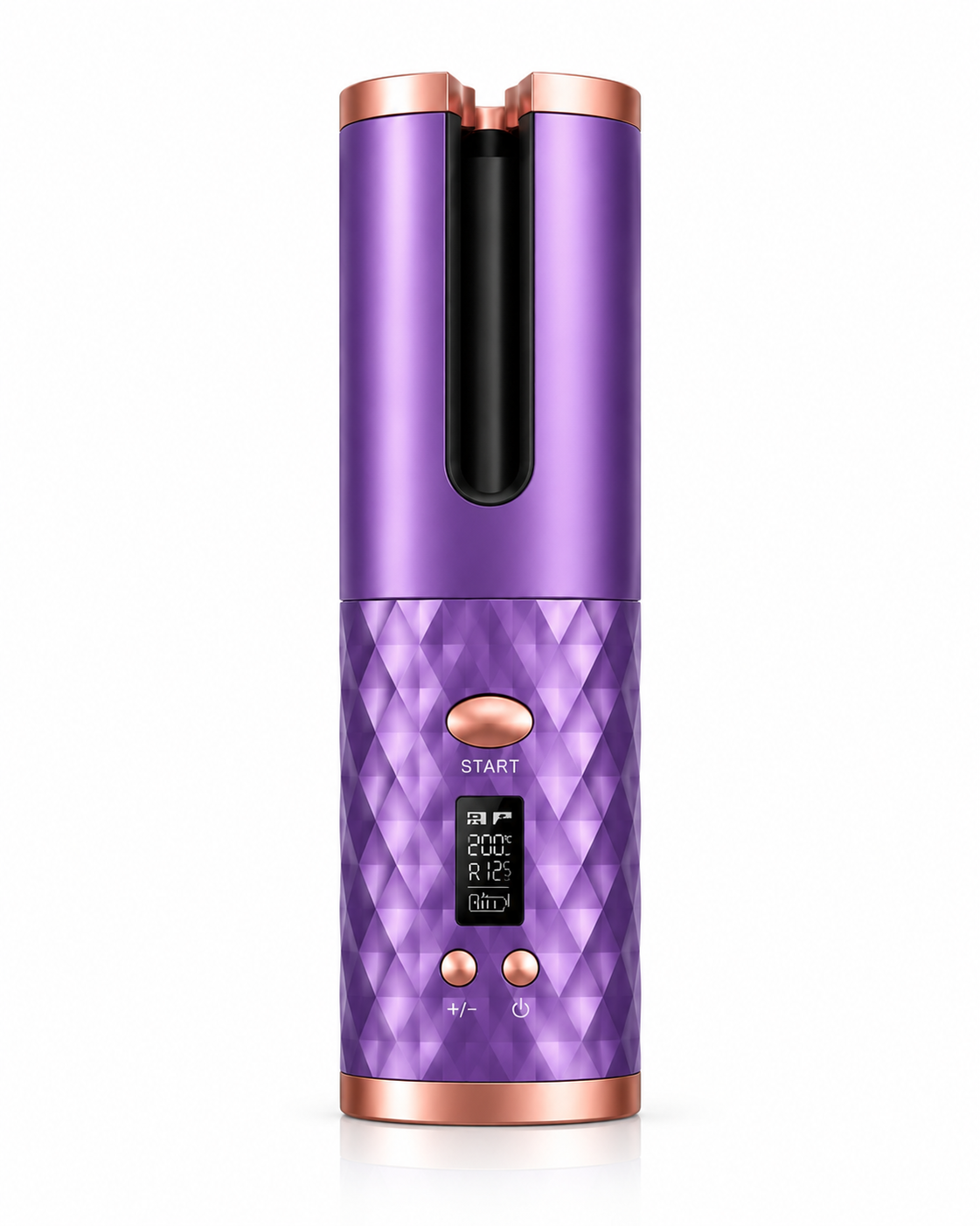 Cordless Automatic Hair Curler with LCD Display | Effortless Salon Curls | Noir One