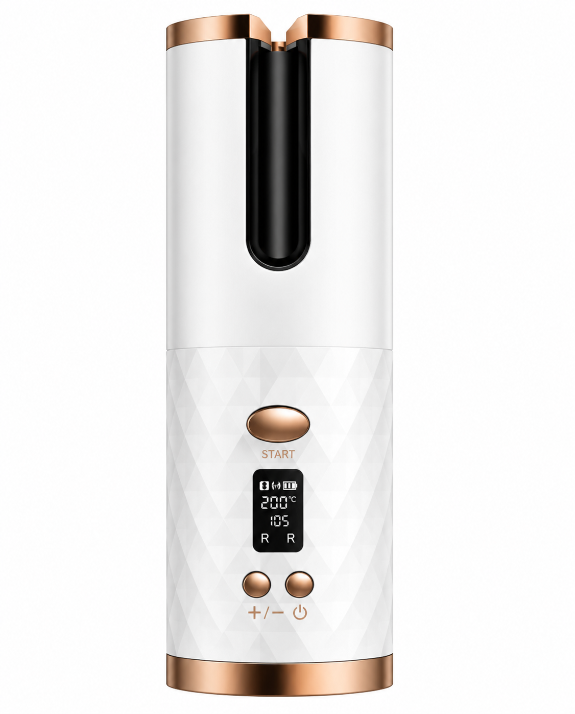 Cordless Automatic Hair Curler with LCD Display | Effortless Salon Curls | Noir One