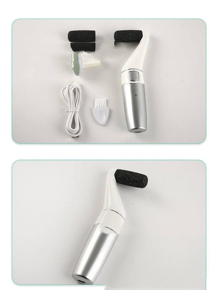 Electric Foot Callus Remover | Smooth Feet Pedicure Tool | Noir One - White8b25b3c255f8462af1fac23e1c82dab3Electric Foot File