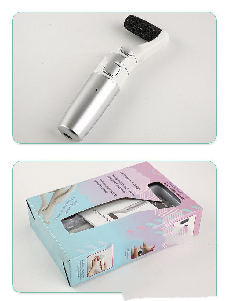 Electric Foot Callus Remover | Smooth Feet Pedicure Tool | Noir One - White659219aa433e87241aafa14dfd79f93bElectric Foot File