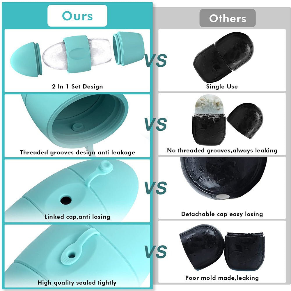 Facial Ice Roller for Puffiness & Skin Cooling | Noir One - Noir oneNoirGreen 14c2d072f3ca3feddd012eb781cca713Ice Face Roller
