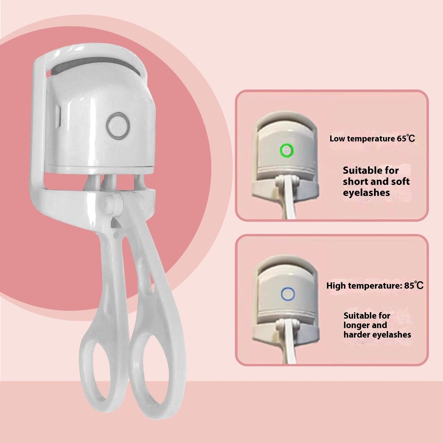 Heated Eyelash Curler for Long - Lasting Curl | Noir One - Noir oneNoirWhitec13fd414b2e0c3c448673f528254c96dEyelash Curler