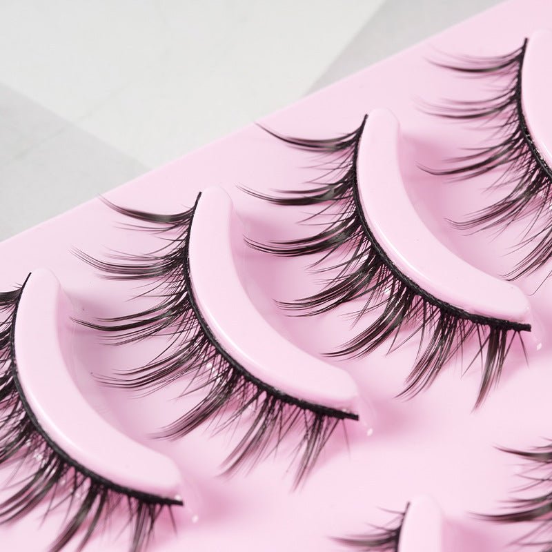 Manga False Eyelashes for Natural Cat Eye Look | Noir One - Noir one 5pairs of008a3ca3f302dd847a067324b6bfbb1fe65Manga Lashes