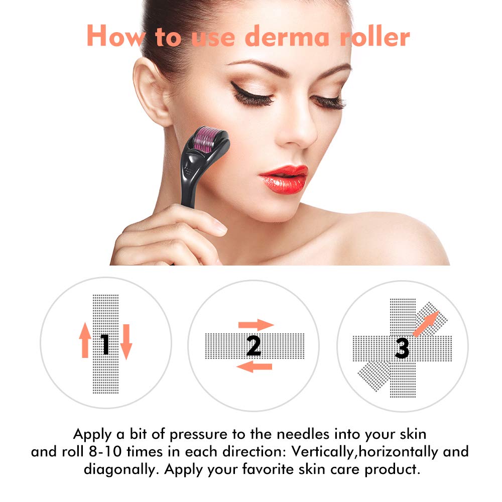 Microneedle Facial Roller | Beauty Skin Care Tool - Noir oneNoirPure black1fd2837259394c47945e9d3ba97b3f89Beauty Tools