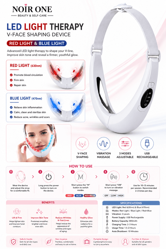 V - Line Face Lifting Device – Chin & Jawline Sculpting Beauty Tool - WhiteV - Line Face Lifting Device – Chin & Jawline